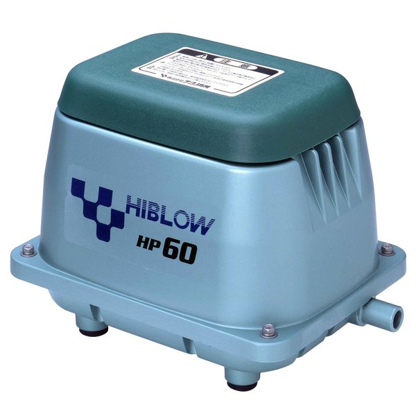 Hiblow HP 60 .07 HP 100 gph Aluminum Switchless Septic Air Pump HP-60-0110